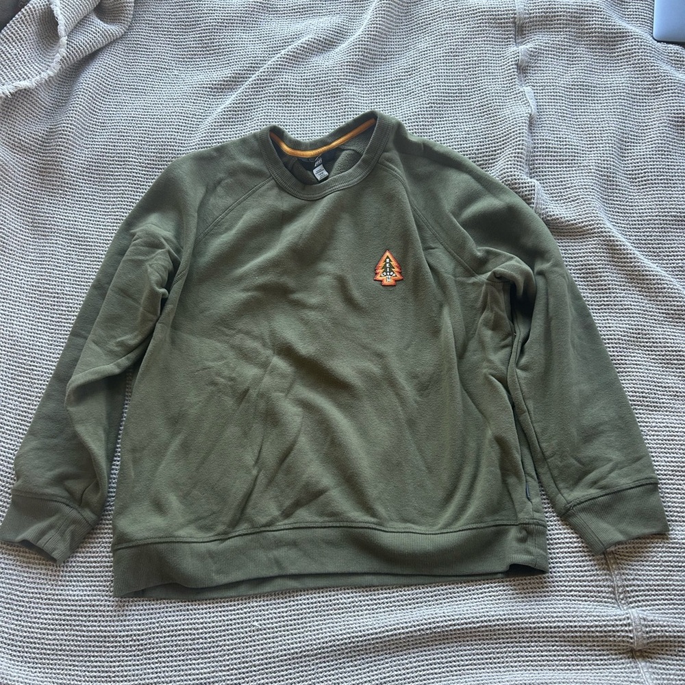 REI Forest Green Crewneck Sweater
